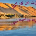 معلومات عن نهر النيل وأهميته وواجبنا نحوه